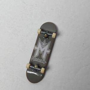 Vintage Tech Deck Mega Ramp Finger Skateboard Grey White Tan Black 96mm
